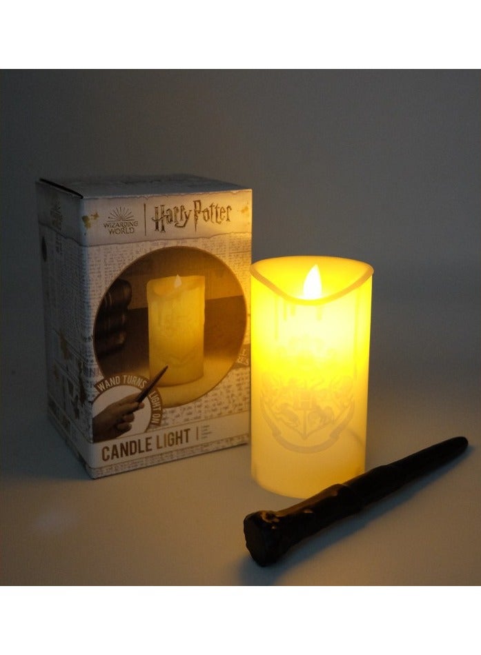 Harry Potter Candle Light with Wand Control Warm Glow Magic Themed Lamp Battery Operatedfor Home Decor Collection - Image 2